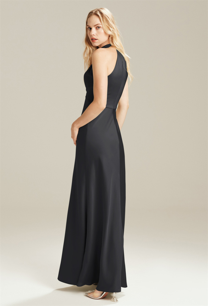 AW Janina Black Metallic  Bridesmaid Dresses